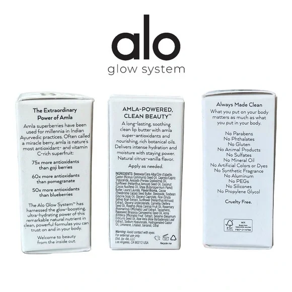 NWT Alo Glow System and Jouer Lip Care Bundle - Picture 2 of 9